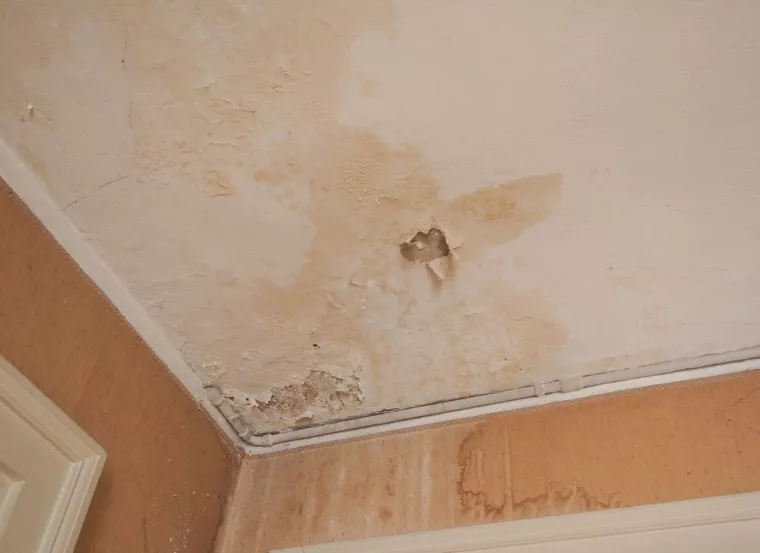 Pourquoi des tâches d'humidité apparaissent sur mon plafond ?, Maen Roch, Progrès Rénovation